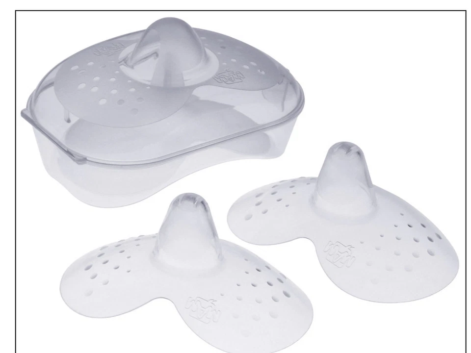 Mam Stillhütchen 2er Set in einer Sterilisierbare Aufbewahrungsbox 2 Größen