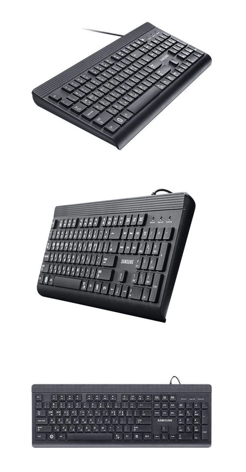 Samsung SKP-900B Desktop Mouse and Keyboard Combo English/Korean Layout - Image 2 of 4
