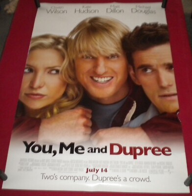 You, Me and Dupree Movie Poster 27x40 D/S Owen Wilson Kate Hudson   Matt Dillon