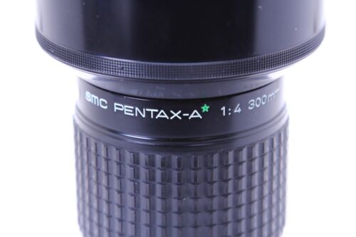 SMC PENTAX-A* 300mm F4 Green Star 300/4 PENTAX K PK Mount MF Telephoto Lens case - Picture 15 of 18
