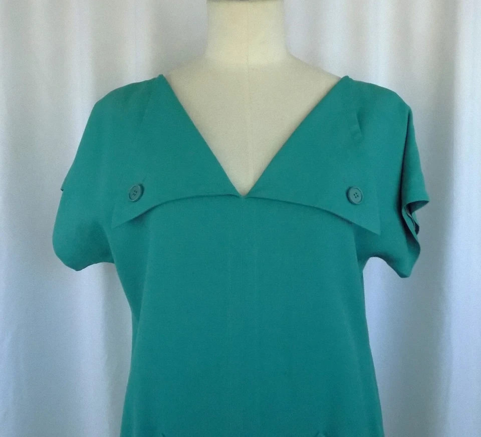 Vestido boutique Givenchy Nouvelle vintage años 80 hecho en Francia 42 FR 10 EE. UU. Foto 2 de 4