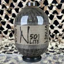 NEW Ninja Lite Carbon Fiber Air Tank (Bottle Only) - 50/4500 - Translucent Black