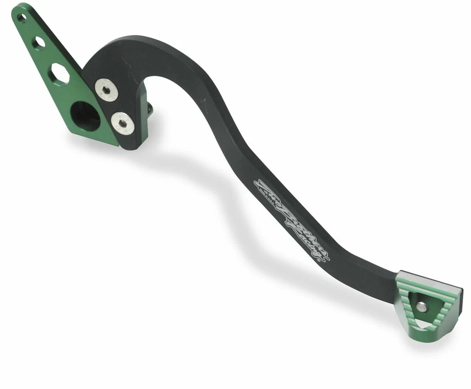 Palanca de freno Two Brothers verde sobre la parte superior Kawasaki KLX 110/KLX110L/KLX110RL Foto 2 de 2