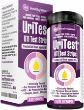 UTI Test Strips Women  Men Easy to Use at Home Urinary Tract Infection 120 Ct