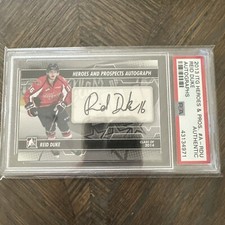 Reid Duke 2013-14 ITG Heroes & Pros. #A-RDU Auto PSA Authentic