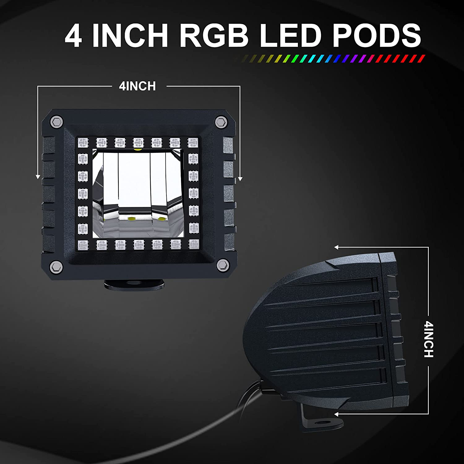 32 Inch LED Light Bar 180W Spot Flood Curved Off Road Driving Fog Lamp ...