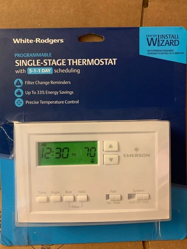 Emerson With 5-1-1 Day Scheduling Programmable Thermostat, Energy Saving