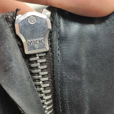 Rick Owens Black Leather Zip Boots Sz UK 7 EUR 41 US 8 | eBay