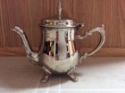 Vintage International Silver Co. Tea Pot-Sugar & Creamer set-Silverplated-USED — photo 2