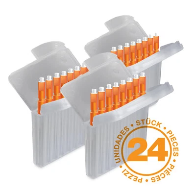 JB WHITE 24x Cerumenfilter für Hörgeräte Starkey und KIND evo / evoR - H: 1,5mm Ø: 1,7mm