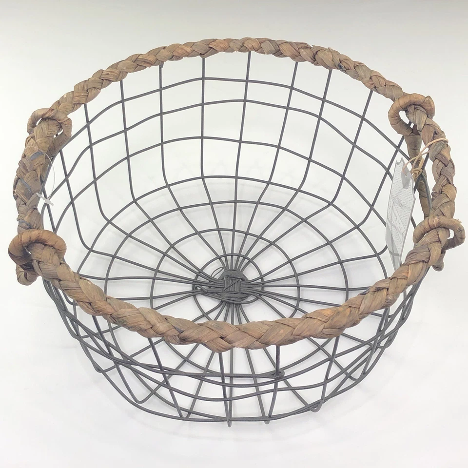 Круглая проволочная корзина от Taylor Madison Designs коллекция для хранения 6,5 дюйма x 12,5 дюйма - Изображение 2 из 4