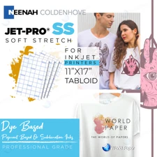 JET-PRO®SS HEAT TRANSFER PAPER 11 x 17 100 Sheets always fresh merchandise #1 