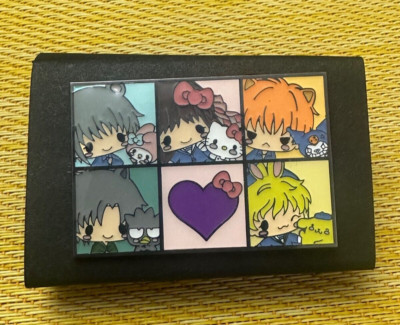 Fruits Basket X Hello Kitty Chibi Enamel Pin All Characters Squares Group Opened