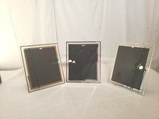 Set of 3 8" x 10" Picture Frames, Tabletop or Hang Horizontally/ Vertically New