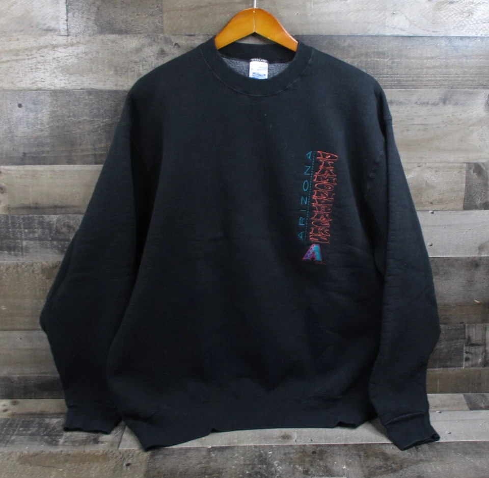 Vintage Arizona Diamondbacks Sweatshirt Mens XL Black Salem Sportswear Crewneck - Image 2 of 4