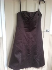 DEBENHAMS, debut dress, size 14, Brown, PARTY / EVENING/ BALL GOWN
