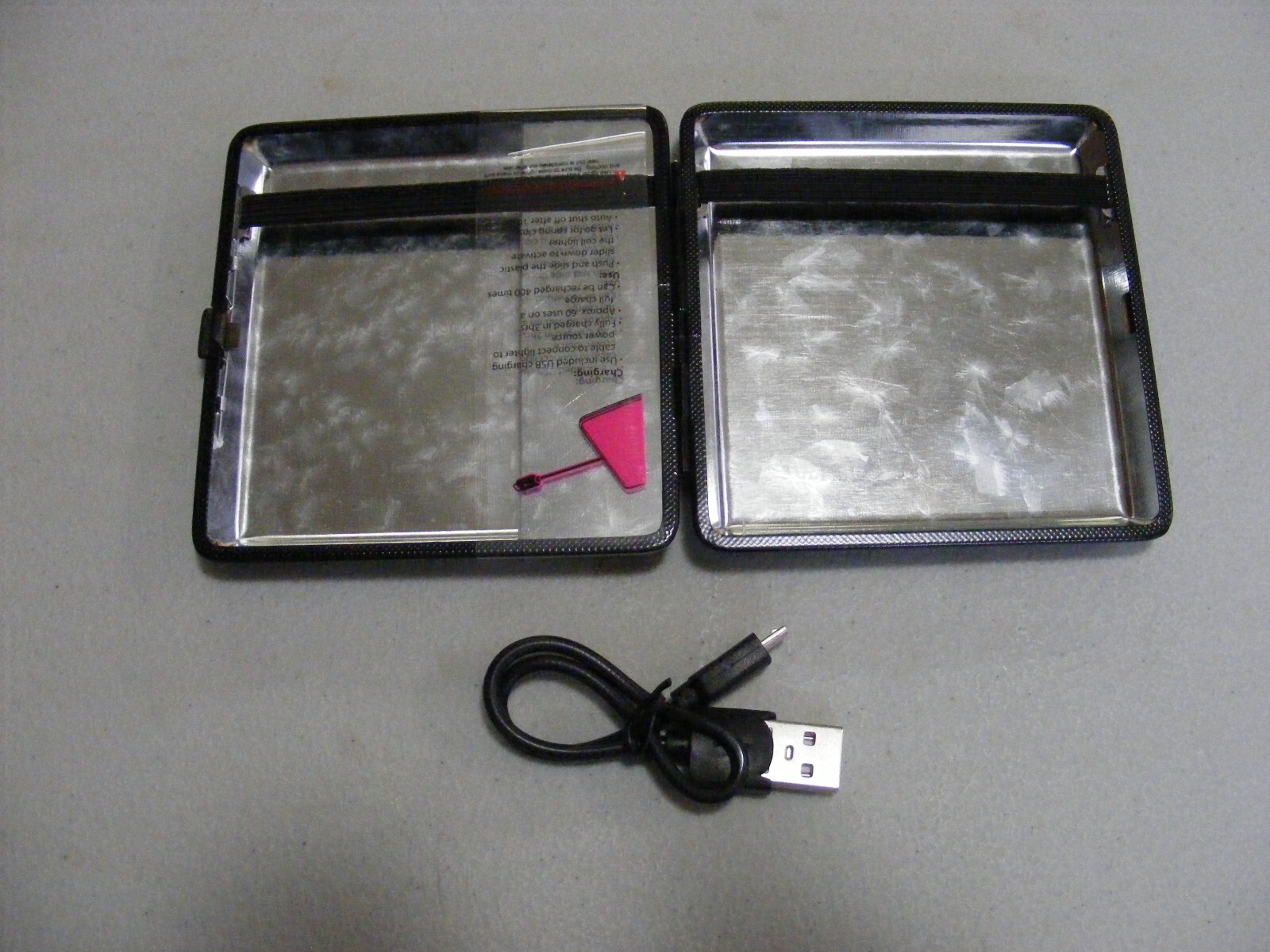USB Lighter and Cigerette Case