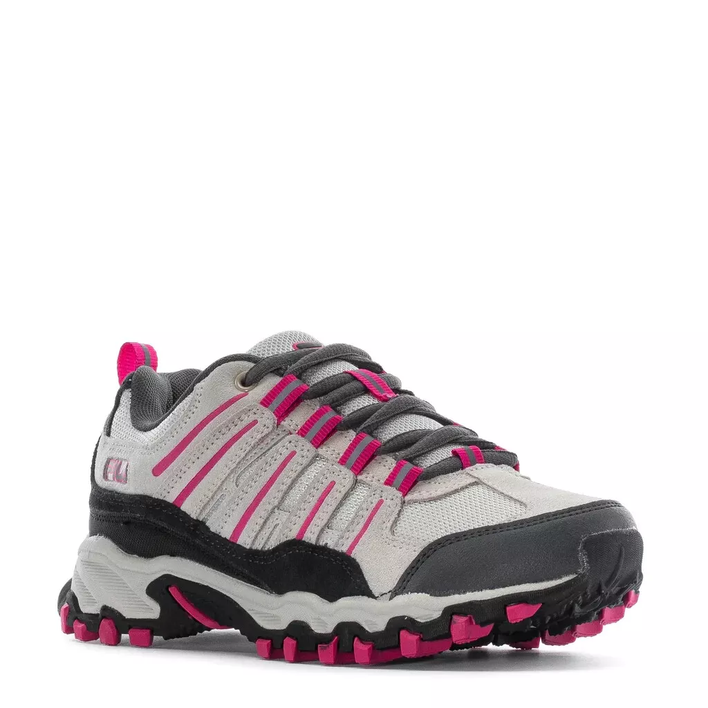 Fila shoes grey and pink deals
