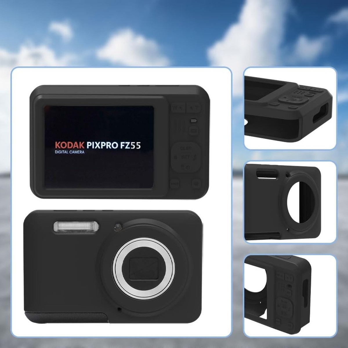 Case for Kodak PIXPRO FZ55 - Soft Silicone Protective Case - Anti