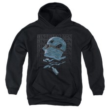 The Invisible Man Kids Hoodie Side Profile Black Hoody