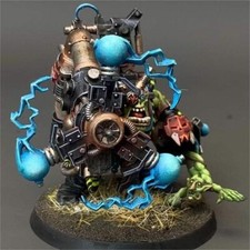 Warhammer 40K Big Mek With Shokk Attack Gun Xenos Armies Orks Presale Painted GW