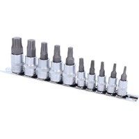 "Ks Tools 1/4\"+3/8\" Bit-Stecknuss-Satz Torxplus, 10-Tlg, Torxplus Torx T10-T60"