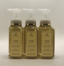 3 Bath  Body Works KITCHEN LEMON Gentle Foaming Hand Soap