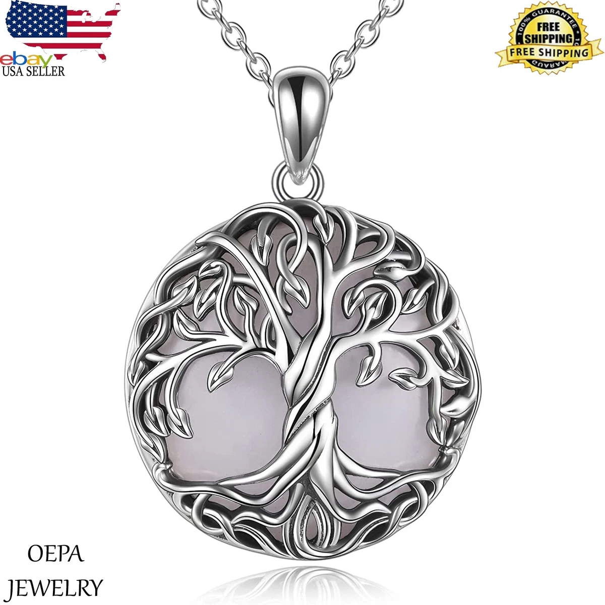 Silver Tree of Life Pendant - Newgrange Living