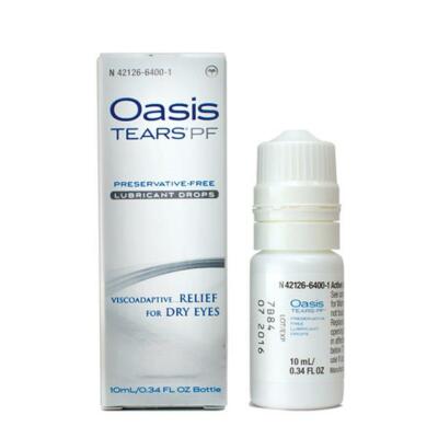 Oasis TEARS PF Preservative-Free Lubricant Eye Drops Bottle -10mL - Expires 2026