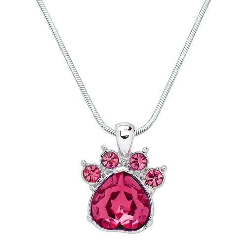 Collar de piedra de nacimiento de cristal colgante joyería diseño pata cadena serpiente caja de regalo - Imagen 21 de 25