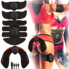 USB Muscle Stimulator EMS Ab Trainer - Tactical Hips Stimulater Abs Massager Kit