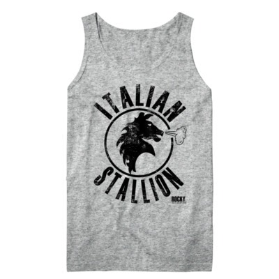 Rocky Balboa Italian Stallion Vintage Horse Logo Men's Tank Top Movie Merch
