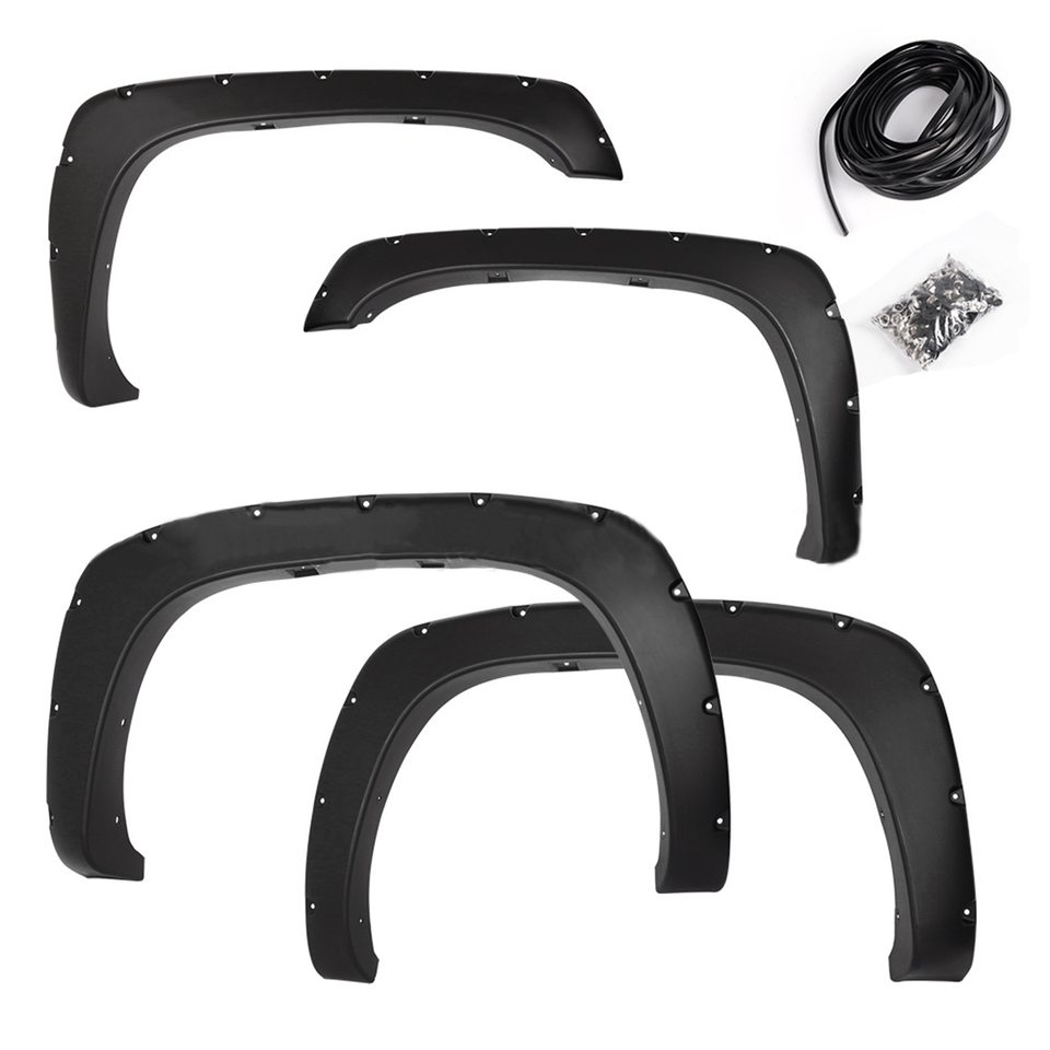 Fender Flares For 19992006 Chevy Silverado GMC Sierra Smooth Matte