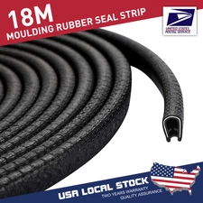 18M Car Door Protector Rubber Edge Trim Guard Molding Seal Strip Scratch