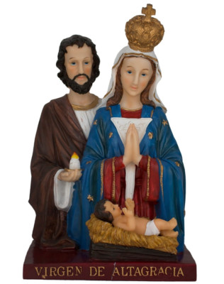 Virgen De Altagracia 12'' Protectora Del Pueblo Dominicano Resin Figure