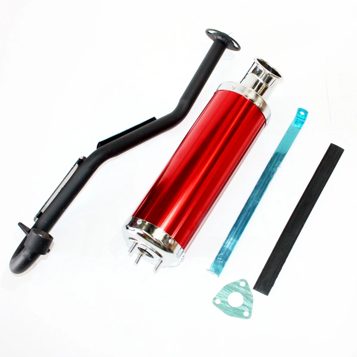 Dirt bike exhaust pipe outlet