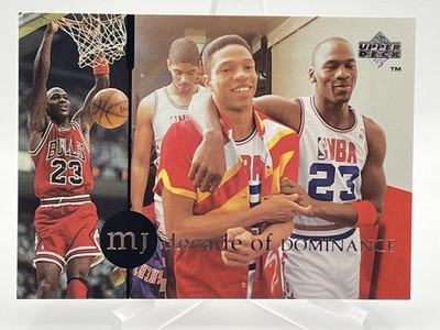 Michael Jordan 1994-95 Upper Deck Rare Air MJ Decade of Dominance #J4 Spanish H2