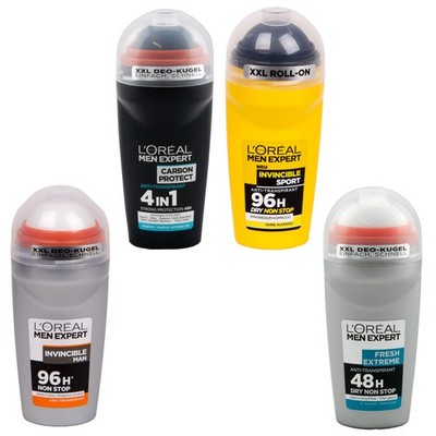 Loreal Men Expert Deo Roll On 3 x - Carbon Protect oder Fresh Extreme