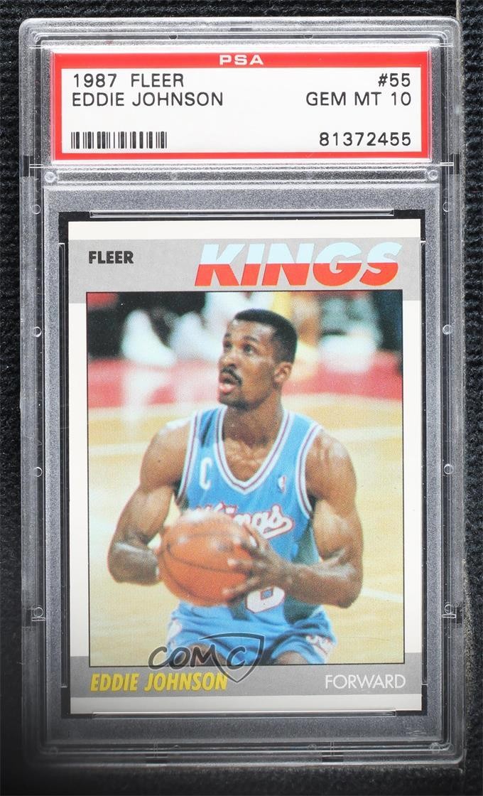 1987-88 Fleer Eddie Johnson #55 PSA 10 GEM MT 02kp