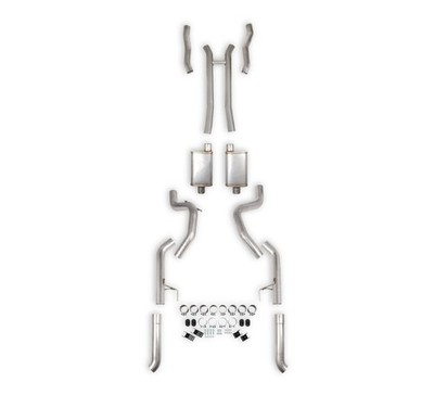 Hooker Blackheart BH2364 3.0 in. 304 Stainless Steel Hemi Swap Exhaust System