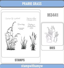 PRAIRIE GRASS Metal Cutting Dies  Stamps Scrapbook DIY Greeting Card Handmade