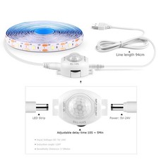 USB 5V LED Strip Light Waterproof SMD 2835 PIR Motion Sensor