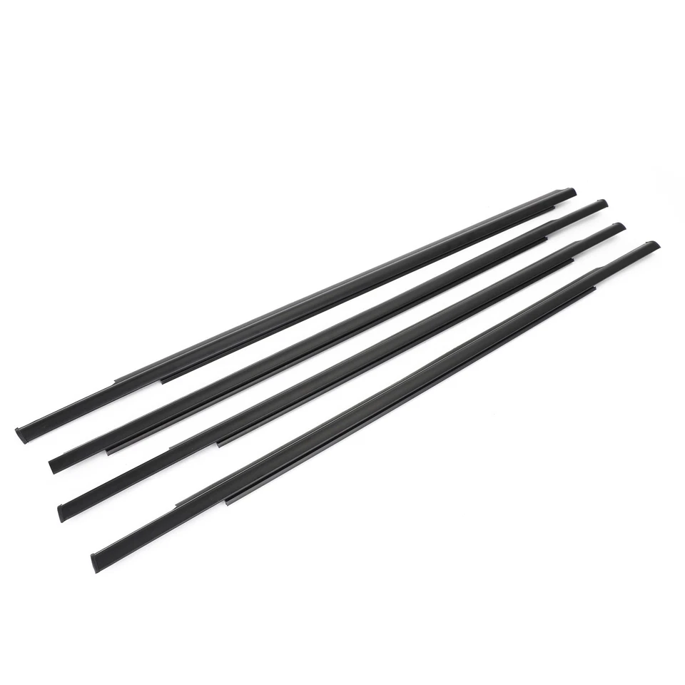 🔥4x Car Outside Window Weatherstripeal Belt Moulding For Mitsubishi Outlandr2 Foto 3 de 4