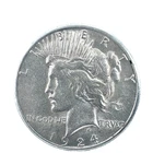 XF / AU 1924 S Peace Silver Dollar San Francisco Minted $1 U.S Coin # 494