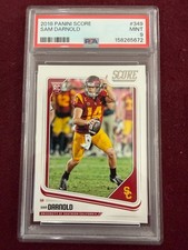 Sam Darnold 2018 Score Rookie Card RC PSA 9 Mint Seahawks. rookie card picture
