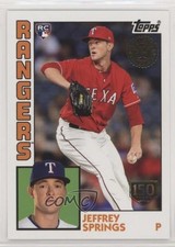 2019 Topps 1984 Baseball Rookies 150th Anniversary 70/150 Jeffrey Springs 4l3