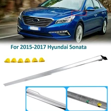 For 2015 2016 2017 Hyundai Sonata Front Fender Chrome Garnish Molding Trim Left
