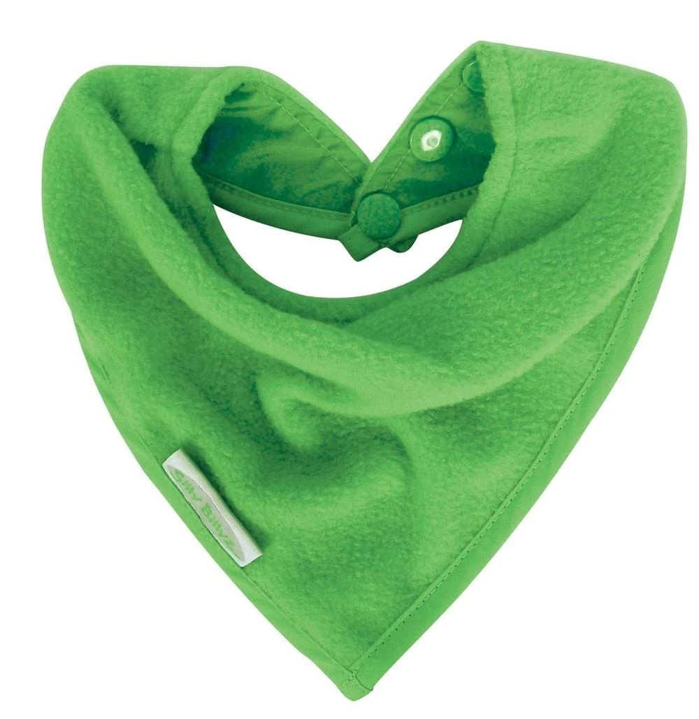 Silly Billyz Fleece Bandana Bib - Lime