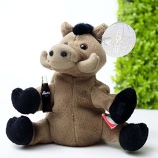 Coca-Cola Classic Figure Wild Boar Collectible Vintage 1999 Bean Bag Plush