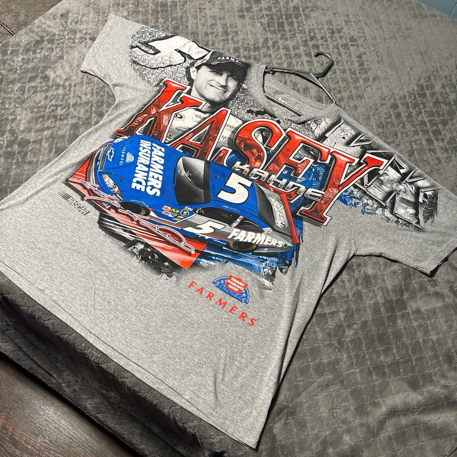 VTG MARK MARTIN ROUSH RACING MENS AOP DOUBLE SIDED NASCAR T SHIRT XXL VIAGRA
